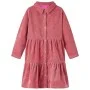 Vestido infantil de manga larga de pana rosa palo 140 de vidaXL, Vestidos de niños - Ref: Foro24-14258, Precio: 13,04 €, Desc...