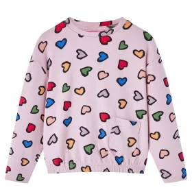 Sudadera infantil rosa 128 de vidaXL, Camisetas para niños - Ref: Foro24-14427, Precio: 11,46 €, Descuento: %