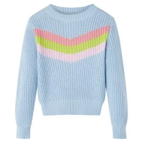 Jersey de punto infantil azul 128 de vidaXL, Camisetas para niños - Ref: Foro24-14700, Precio: 14,24 €, Descuento: %