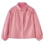 Blusa infantil con mangas de farol rosa palo 140 de vidaXL, Camisetas para niños - Ref: Foro24-15105, Precio: 11,59 €, Descue...