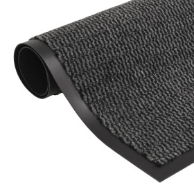Alfombra de entrada rectangular de nudo 120x180 cm antracita de vidaXL, Felpudos - Ref: Foro24-132718, Precio: 59,83 €, Descu...