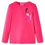 Camiseta infantil de manga larga rosa brillante 140 de vidaXL, Camisetas para niños - Ref: Foro24-13593, Precio: 10,10 €, Des...