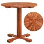 Mesa para terraza bistró madera maciza de acacia 70x70 cm de vidaXL, Mesas de jardín - Ref: Foro24-44037, Precio: 89,20 €, De...