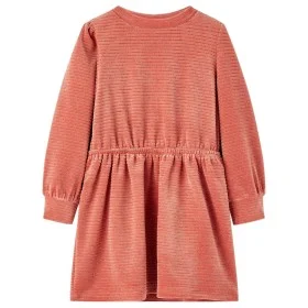 Vestido infantil de manga larga rosa 128 de vidaXL, Vestidos de niños - Ref: Foro24-14467, Precio: 12,71 €, Descuento: %