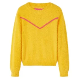 Jersey de punto infantil ocre oscuro 128 de vidaXL, Camisetas para niños - Ref: Foro24-14761, Precio: 14,40 €, Descuento: %