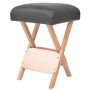 Taburete de masaje plegable con asiento 12 cm de grosor negro de vidaXL, Sillones de masaje - Ref: Foro24-110149, Precio: 59,...