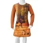 Vestido infantil de manga larga color coñac 116 de vidaXL, Vestidos de niños - Ref: Foro24-14859, Precio: 13,87 €, Descuento: %