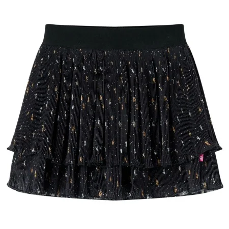 Falda infantil con diseño de volantes escalonados negro 140 de vidaXL, Pantalones de niños - Ref: Foro24-14901, Precio: 13,06...