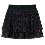 Falda infantil con diseño de volantes escalonados negro 140 de vidaXL, Pantalones de niños - Ref: Foro24-14901, Precio: 13,06...