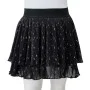Falda infantil con diseño de volantes escalonados negro 140 de vidaXL, Pantalones de niños - Ref: Foro24-14901, Precio: 13,06...
