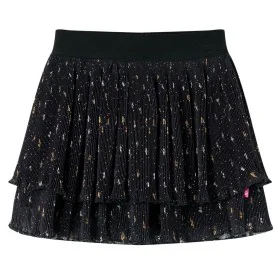 Falda infantil con diseño de volantes escalonados negro 116 de vidaXL, Pantalones de niños - Ref: Foro24-14899, Precio: 13,06...