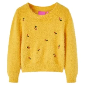 Jersey de punto infantil ocre 140 de vidaXL, Camisetas para niños - Ref: Foro24-14941, Precio: 16,75 €, Descuento: %