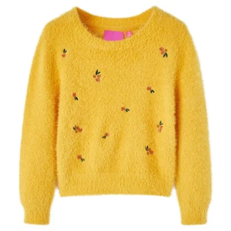Jersey de punto infantil ocre 140 de vidaXL, Camisetas para niños - Ref: Foro24-14941, Precio: 16,75 €, Descuento: %
