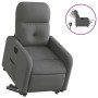 Sillón eléctrico reclinable elevable de tela gris oscuro en Sillones | Comprar online en Foru.es