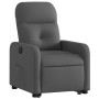 Sillón eléctrico reclinable elevable de tela gris oscuro en Sillones | Comprar online en Foru.es