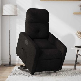 Sillón eléctrico reclinable elevable de tela negro en Sillones | Comprar online en Foru.es