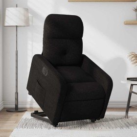 Sillón eléctrico reclinable elevable de tela negro en Sillones | Comprar online en Foru.es