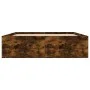 Estructura de cama de matrimonio roble ahumado 135x190 cm de vidaXL, Camas y somieres - Ref: Foro24-3203912, Precio: 136,38 €...