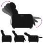 Sillón eléctrico reclinable elevable de tela negro en Sillones | Comprar online en Foru.es