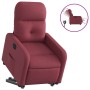 Sillón eléctrico reclinable elevable de tela rojo tinto en Sillones | Comprar online en Foru.es