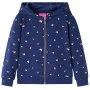 Sudadera infantil con capucha azul marino 92 de vidaXL, Camisetas para niños - Ref: Foro24-13564, Precio: 13,56 €, Descuento: %