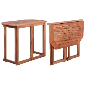 Mesa para terraza bistró madera maciza de acacia 90x50x75 cm de vidaXL, Mesas de jardín - Ref: Foro24-44039, Precio: 90,34 €,...