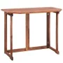 Mesa para terraza bistró madera maciza de acacia 90x50x75 cm de vidaXL, Mesas de jardín - Ref: Foro24-44039, Precio: 90,34 €,...