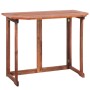 Mesa para terraza bistró madera maciza de acacia 90x50x75 cm de vidaXL, Mesas de jardín - Ref: Foro24-44039, Precio: 95,82 €,...