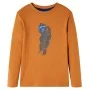 Camiseta infantil de manga larga ocre oscuro 140 de vidaXL, Camisetas para niños - Ref: Foro24-13463, Precio: 7,79 €, Descuen...