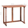 Mesa para terraza bistró madera maciza de acacia 90x50x75 cm de vidaXL, Mesas de jardín - Ref: Foro24-44039, Precio: 95,82 €,...