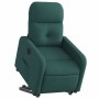 Sillón eléctrico reclinable elevable de tela verde oscuro en Sillones | Comprar online en Foru.es