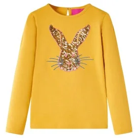 Camiseta infantil de manga larga color ocre 116 de vidaXL, Camisetas para niños - Ref: Foro24-13966, Precio: 9,12 €, Descuent...