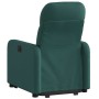 Sillón eléctrico reclinable elevable de tela verde oscuro en Sillones | Comprar online en Foru.es