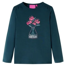Camiseta infantil de manga larga verde oscuro 92 de vidaXL, Camisetas para niños - Ref: Foro24-13979, Precio: 8,85 €, Descuen...