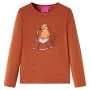 Children's long-sleeved t-shirt in cognac color 104 by vidaXL, Kids T-shirts - Ref: Foro24-14340, Price: 8,06 €, Discount: %