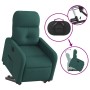 Sillón eléctrico reclinable elevable de tela verde oscuro en Sillones | Comprar online en Foru.es