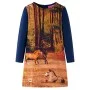 Vestido infantil de manga larga azul marino 92 de vidaXL, Vestidos de niños - Ref: Foro24-14852, Precio: 13,87 €, Descuento: %