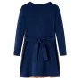 Vestido infantil de manga larga azul marino 92 de vidaXL, Vestidos de niños - Ref: Foro24-14852, Precio: 13,87 €, Descuento: %