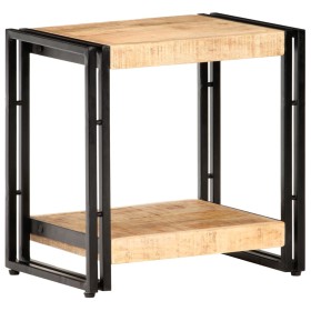 Mesa auxiliar de madera de mango rugosa 40x30x40 cm en Mesas auxiliares | Comprar online en Foru.es