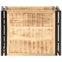 Mesa auxiliar de madera de mango rugosa 40x30x40 cm en Mesas auxiliares | Comprar online en Foru.es