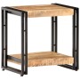 Mesa auxiliar de madera de mango rugosa 40x30x40 cm en Mesas auxiliares | Comprar online en Foru.es
