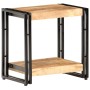 Mesa auxiliar de madera de mango rugosa 40x30x40 cm en Mesas auxiliares | Comprar online en Foru.es