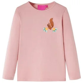 Camiseta infantil de manga larga rosa claro 140 de vidaXL, Camisetas para niños - Ref: Foro24-13513, Precio: 8,59 €, Descuent...