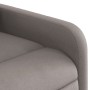 Sillón eléctrico reclinable elevable de tela gris taupe en Sillones | Comprar online en Foru.es
