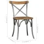 Esszimmerstühle 2 Einheiten aus massivem Mangoholz von vidaXL, Essstühle - Ref: Foro24-244592, Preis: 197,33 €, Rabatt: %