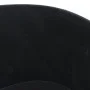 Black velvet armchair with stool by vidaXL, Armchairs - Ref: Foro24-356479, Price: 184,86 €, Discount: %