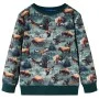 Sudadera infantil verde oscuro 140 de vidaXL, Camisetas para niños - Ref: Foro24-12983, Precio: 12,41 €, Descuento: %