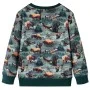Sudadera infantil verde oscuro 140 de vidaXL, Camisetas para niños - Ref: Foro24-12983, Precio: 12,41 €, Descuento: %