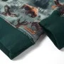 Sudadera infantil verde oscuro 140 de vidaXL, Camisetas para niños - Ref: Foro24-12983, Precio: 12,41 €, Descuento: %