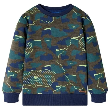 Sudadera infantil caqui oscuro mélange 140 de vidaXL, Camisetas para niños - Ref: Foro24-13243, Precio: 12,91 €, Descuento: %